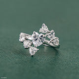 1 Carat Heart shaped Diamond Ring 9K Yellow Gold