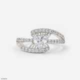 1 Carat Heart Shape Diamond Ring 14K White Gold