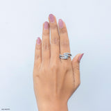 1 Carat Heart Shape Diamond Ring 14K White Gold