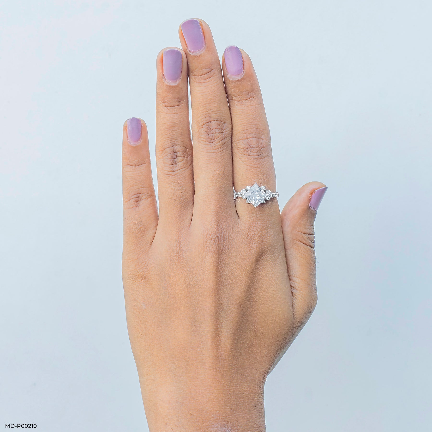 The Morning Star Ring 14K White Gold