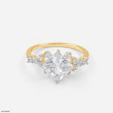 The Morning Star Ring 14K White Gold