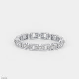 Linked Diamond Rings 14K White Gold