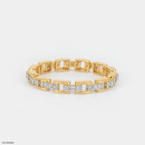 Linked Diamond Rings 14K White Gold
