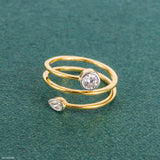Princess Luxury Pave Rings Platinum 950
