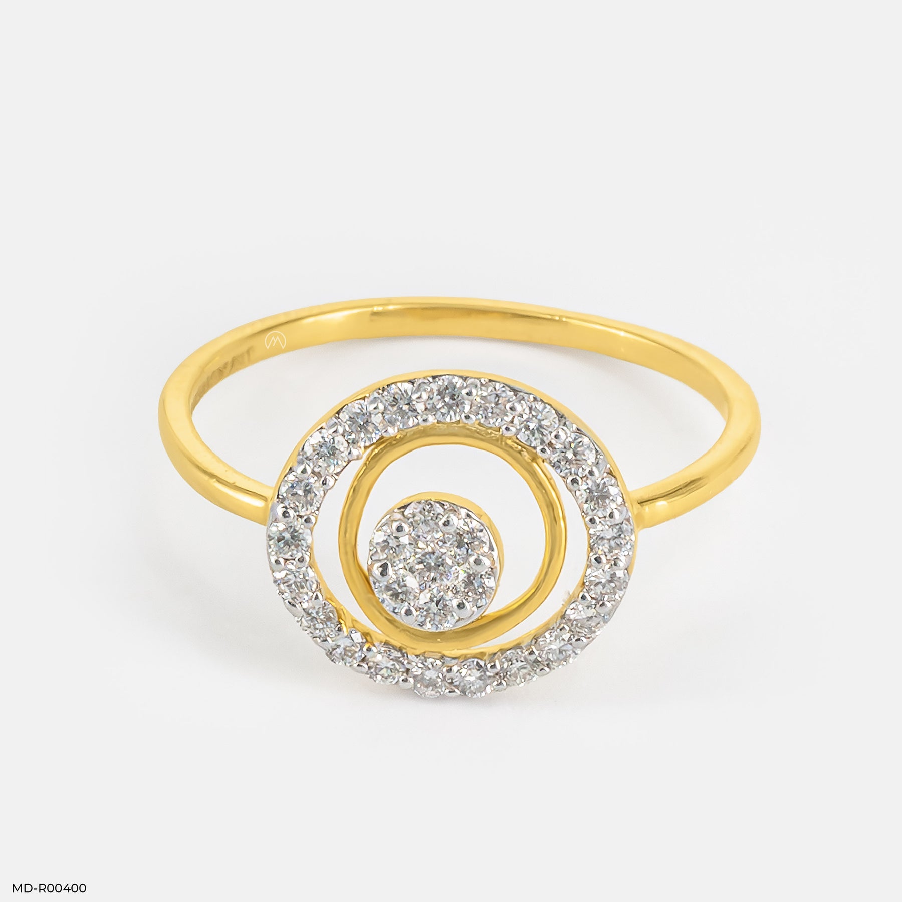 Moonshine Lab Diamond Ring 14K Yellow Gold