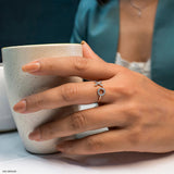 0.15 Carat XO Lab Diamond Ring 14K Rose Gold