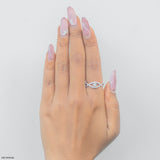 0.35 Carat Orchid Oasis Lab Diamond Ring 14K Rose Gold