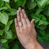 1 Carat Classic Solitaire Emerald Rings 9K White Gold