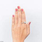 Orbit Marquise Ring Platinum 950