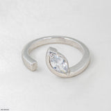 Orbit Marquise Ring Platinum 950