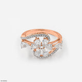 Blossom Swirl Rings 14K Rose Gold