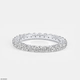 Eternal Glow Diamond Band Rings 14K White Gold