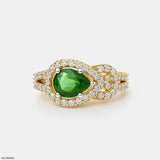 Twisted Infinity Rings 9K White Gold