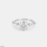 Lyra shine Soilitaire Diamond Ring 9K Rose Gold