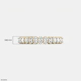 Ovata Aura Diamond Band Ring Platinum 950