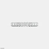 Ovata Aura Diamond Band Ring Platinum 950