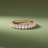 Ovata Aura Diamond Band Ring Platinum 950