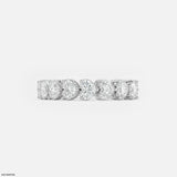 Promise Heart Link Diamond Ring Platinum 950