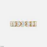 Promise Heart Link Diamond Ring Platinum 950