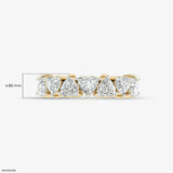 Alternative Hearts Diamond Ring 9K Rose Gold