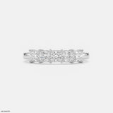 Vertex Square Glow Diamond Ring 9K White Gold