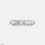 Vertex Square Glow Diamond Ring 9K White Gold