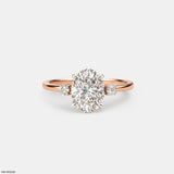 The Heritage Oval Ring 9K White Gold