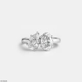 Toi et Moi Duet Ring 14K Yellow Gold