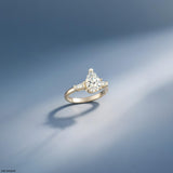 The Lumina Taper Ring 14K Yellow Gold