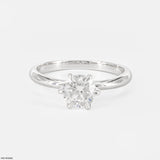 0.75 Carat Royaline Solitaire Ring 9K White Gold