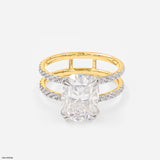 Majestic Crossover Ring 9K Yellow Gold