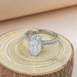 The Oval Radiance Ring 14K Yellow Gold