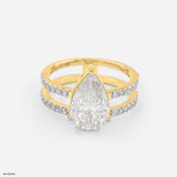 The Harmony Split Ring 9K White Gold