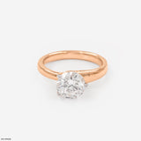 The Timeless Solitaire Ring 14K White Gold