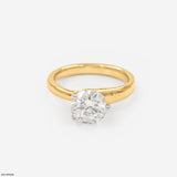 The Timeless Solitaire Ring 14K White Gold