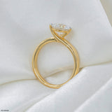 The Timeless Solitaire Ring 14K White Gold