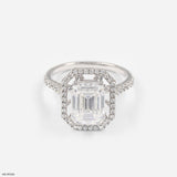 The Imperial Halo Ring 9K White Gold