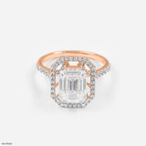 The Imperial Halo Ring 9K White Gold