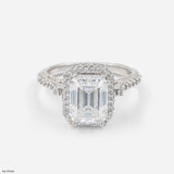 The Heirloom Halo Ring 14K Yellow Gold