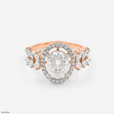 The Whispering Bloom Ring 9K Yellow Gold