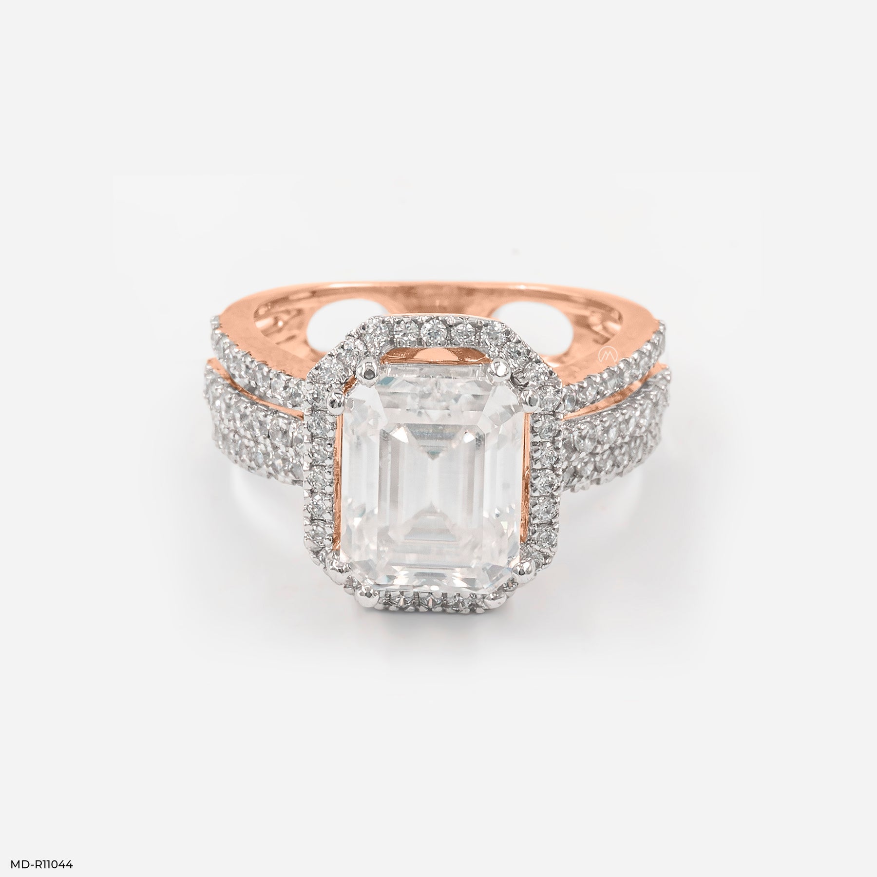 The Glacial Majesty Ring 14K Rose Gold