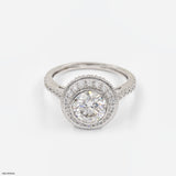 The Timeless Cluster Ring 9K White Gold