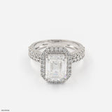 The Two-Tone Triumph Ring 14K White Gold