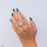 The Celestial Harmony Ring 14K White Gold