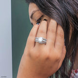 The Trinity Set Ring 14K White Gold