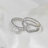 The Trinity Set Ring 14K White Gold