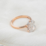 Modern Elegance Radiant Ring 14K Yellow Gold