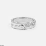 The Modern Twist Ring 9K White Gold