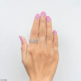 0.70 Carat Grand Architecture Ring 14K Rose Gold