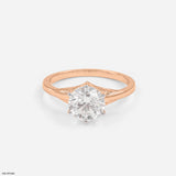 The Pure Radiance Ring 14K Rose Gold